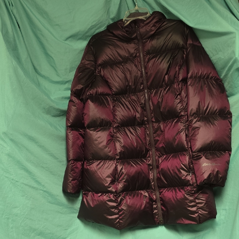 Eddie Bauer Women's Puffer Jacket - Dark Plum